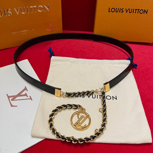 Louis Vuitton Braided chain Belt