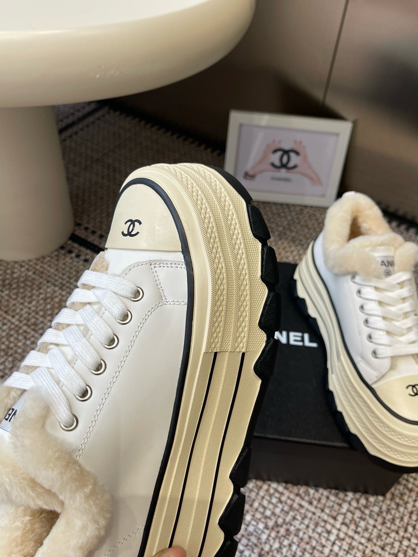 Chanel Teddy Sneakers