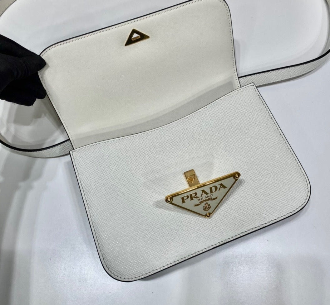 Prada Emblème Saffiano shoulder bag