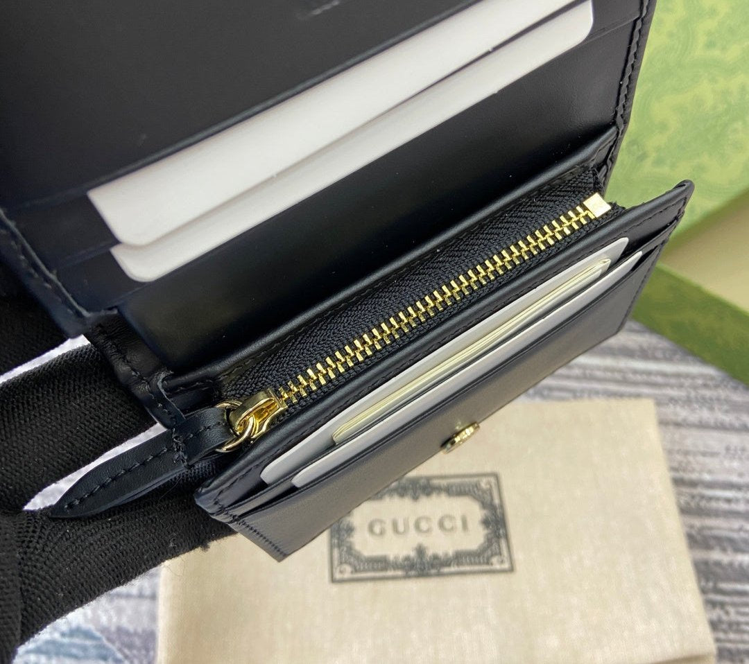 Gucci GG Emblem mini wallet