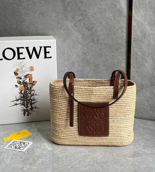 Loewe Straw Basket bag