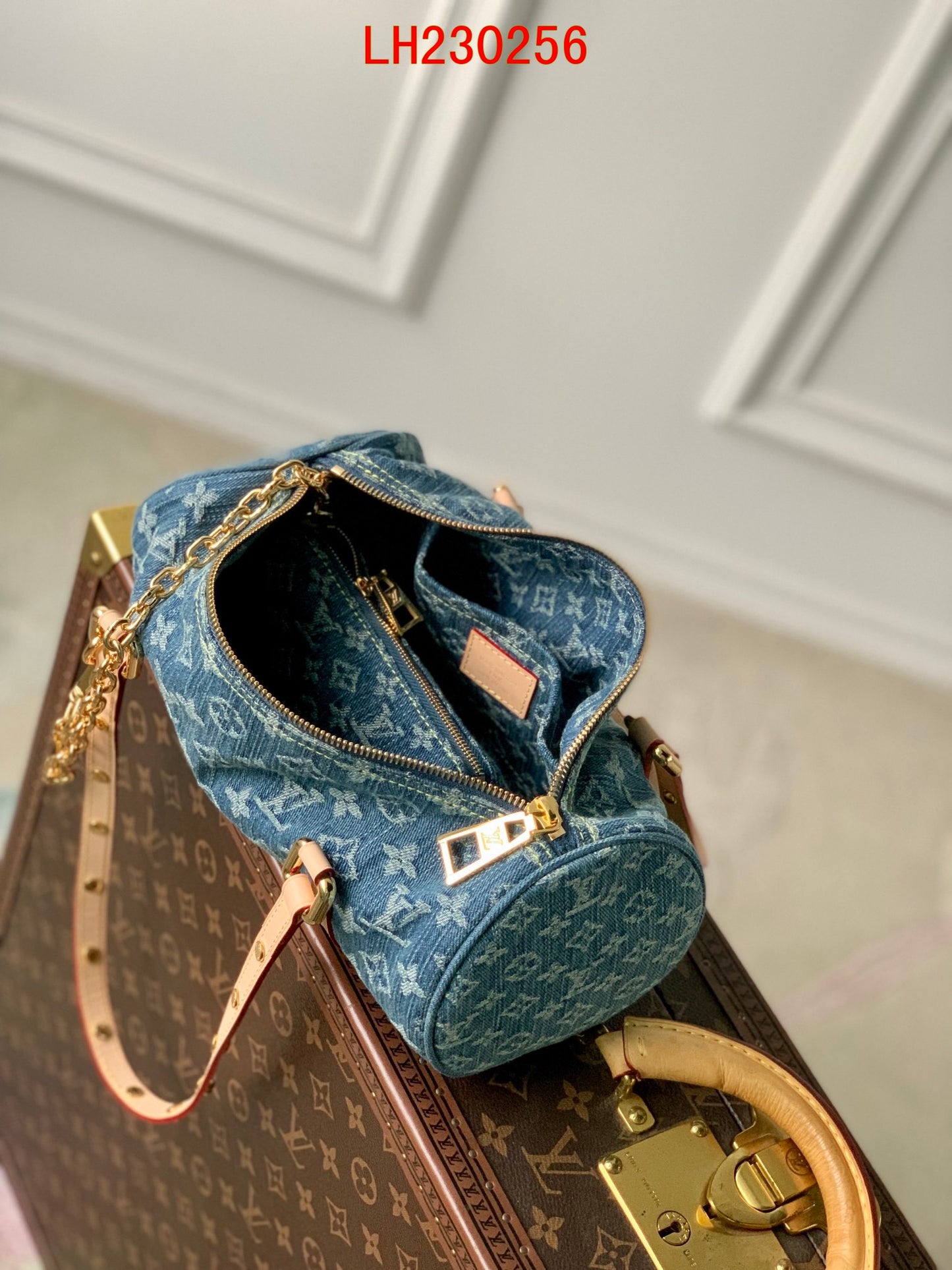 Louis Vuitton  Papillon Monogram Denim