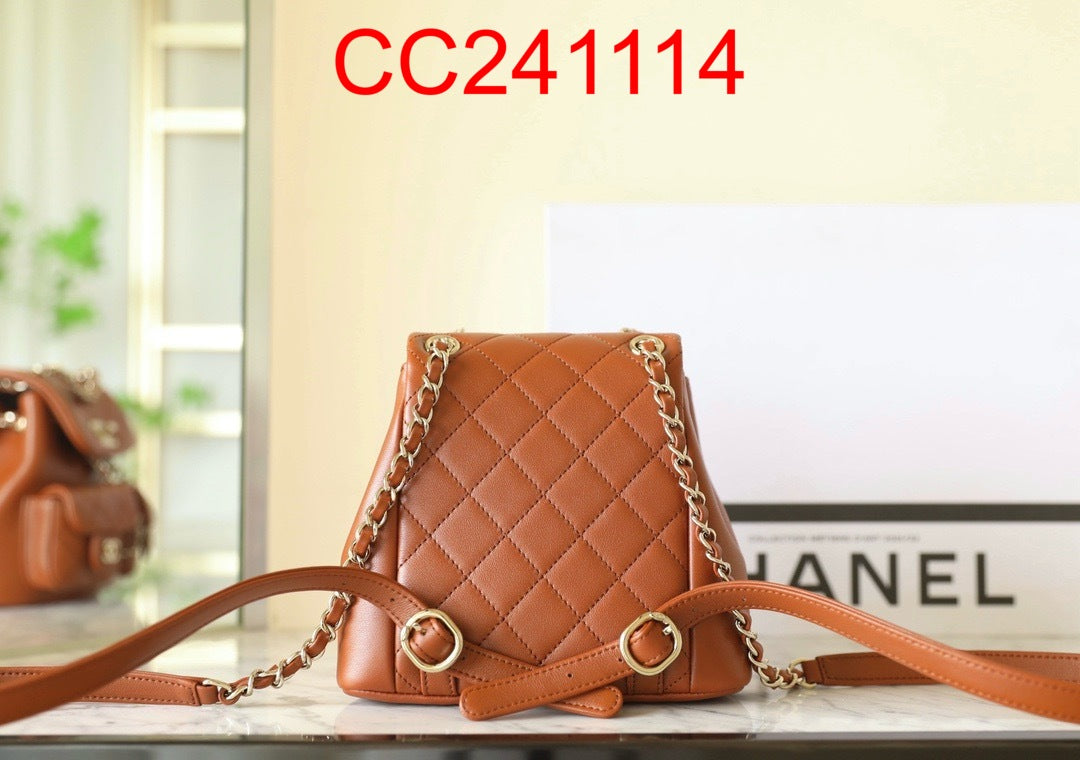 Chanel Leather Backpack