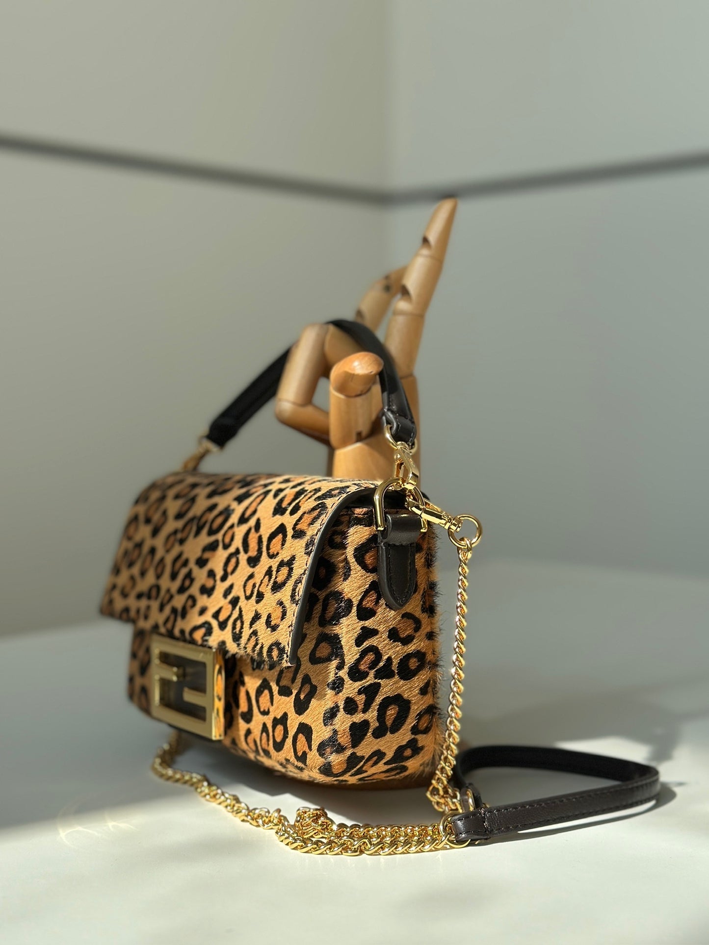 Fendi Animal Print Mini Baguette bag