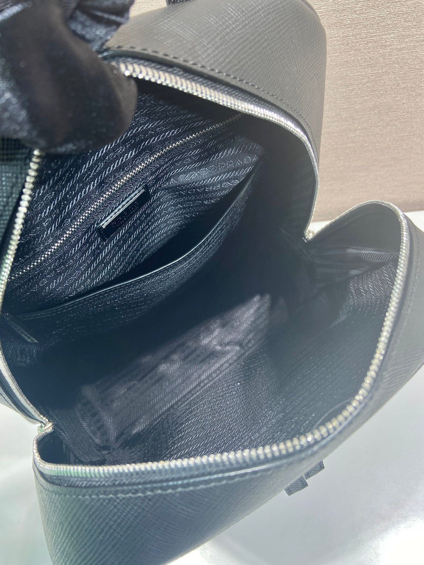 Prada Saffiano leather backpack