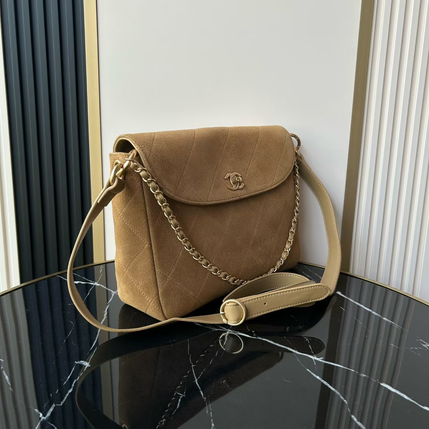 Chanel Hobo Suede bag