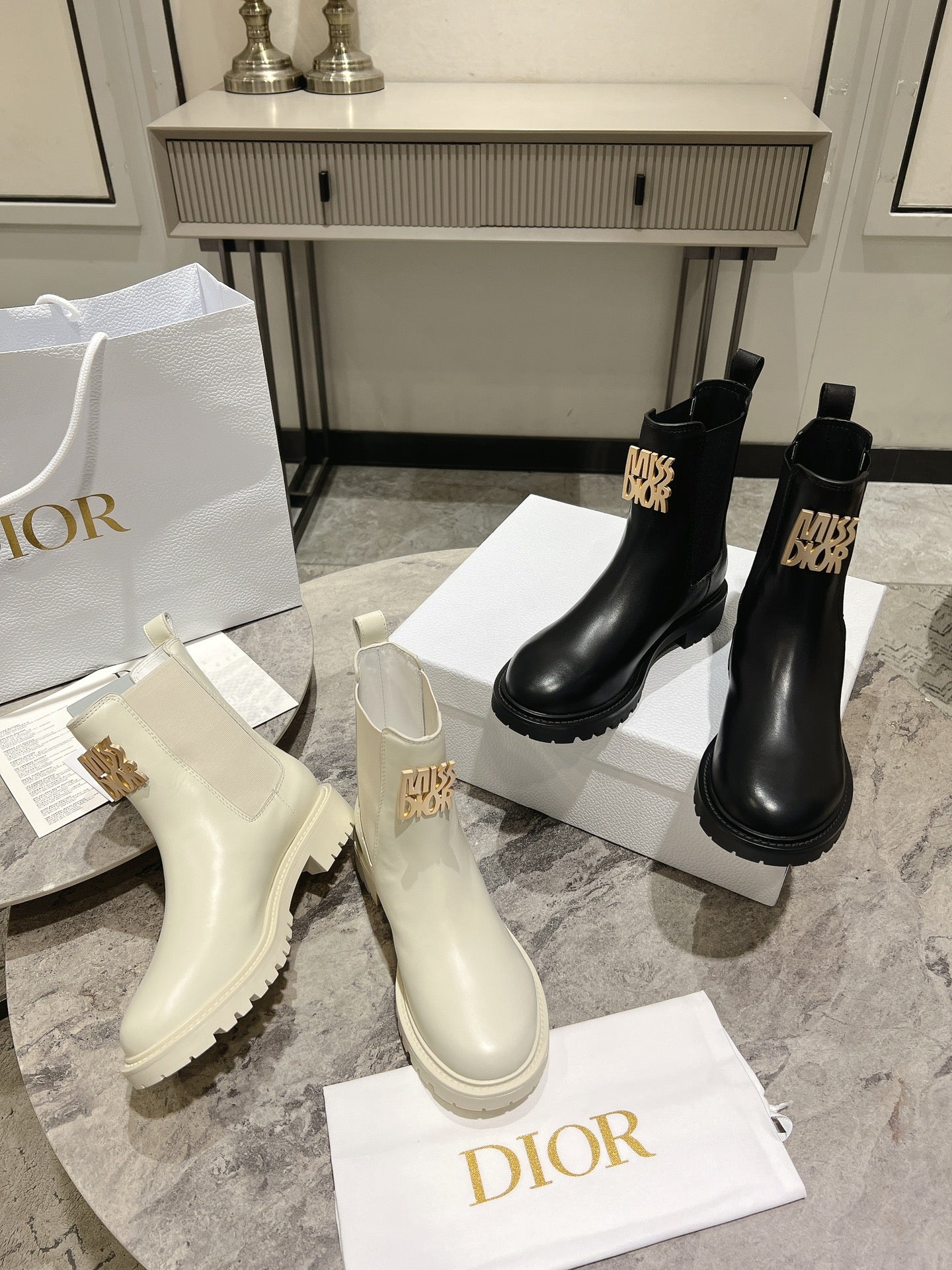 Miss Dior Ankle Boots