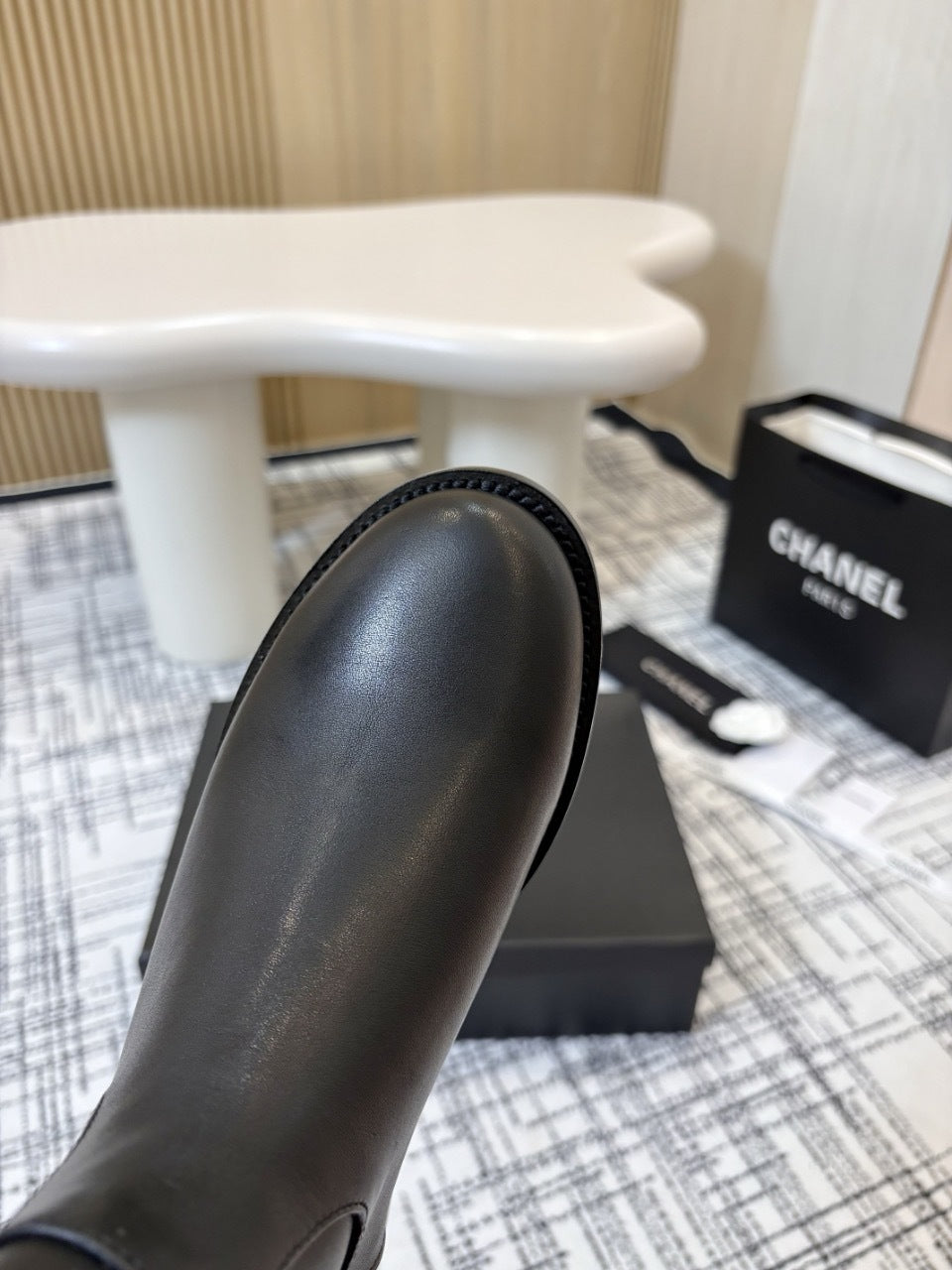 Chanel leather Boots