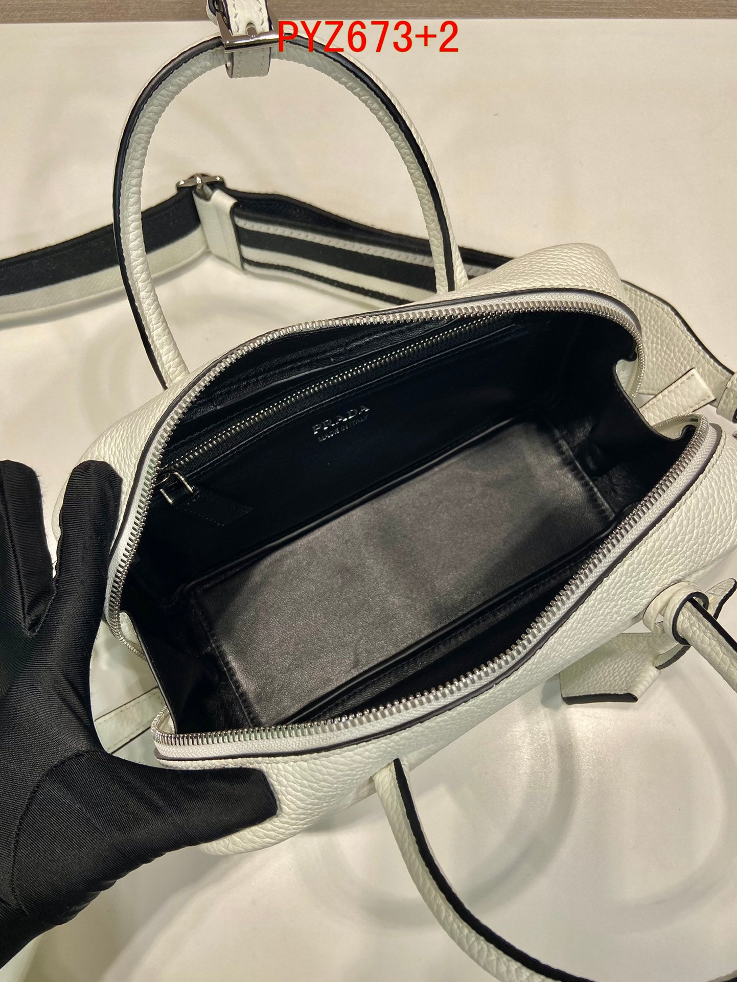 Prada Leather top-handle bag