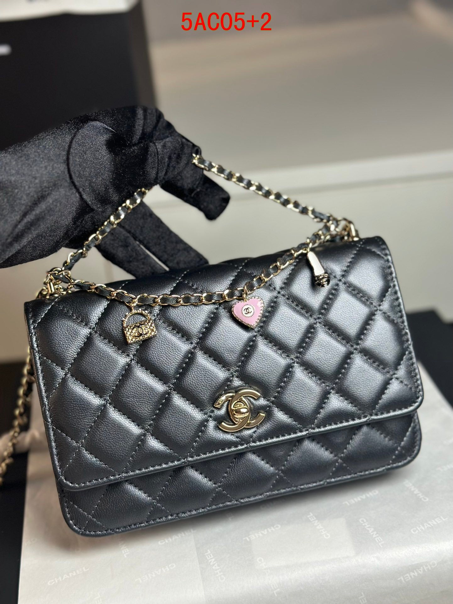 Chanel Woc leather bag