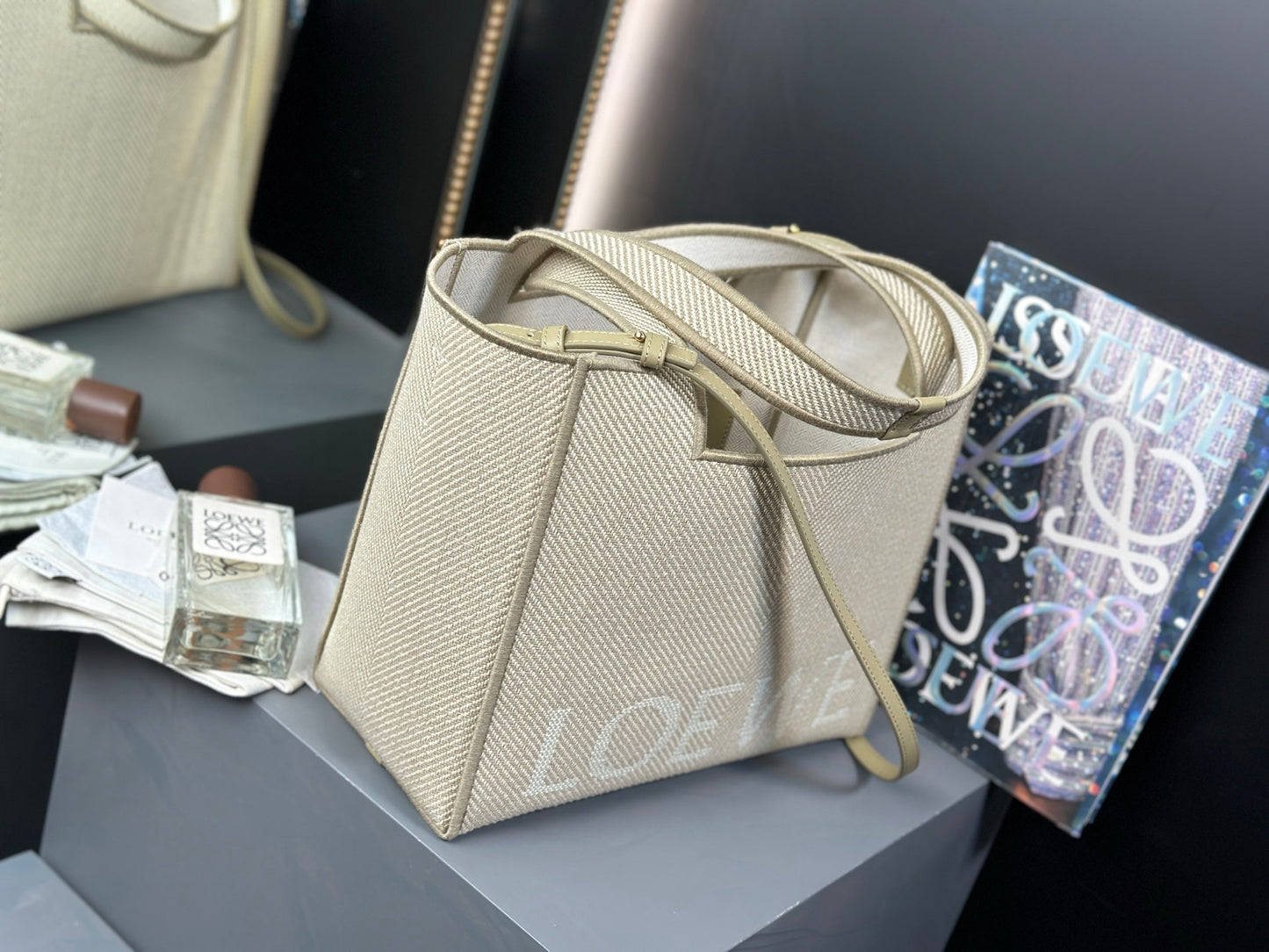 Loewe Tweed Tote bag