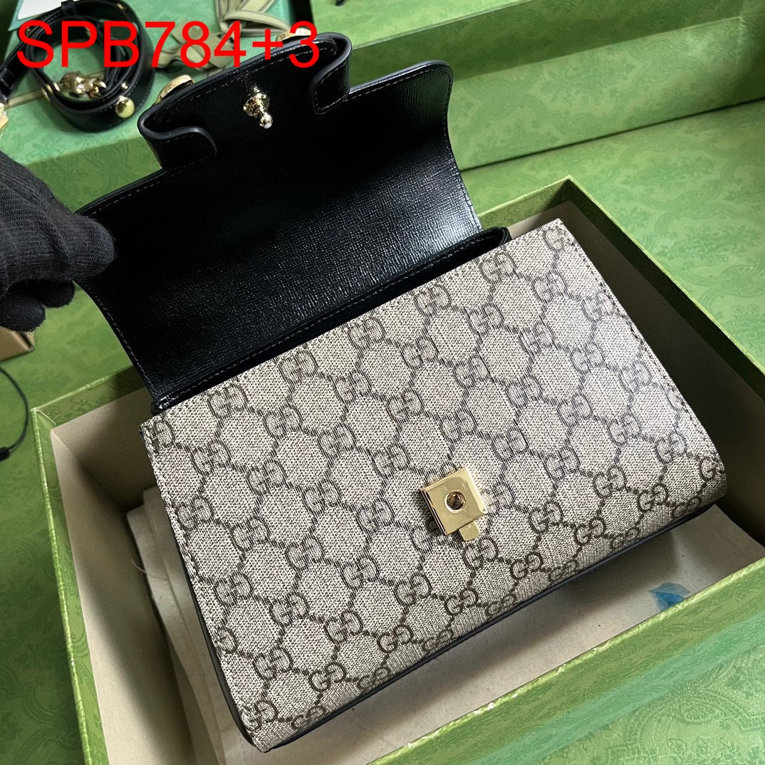 Gucci Supreme Canvas Horsebit Small bag