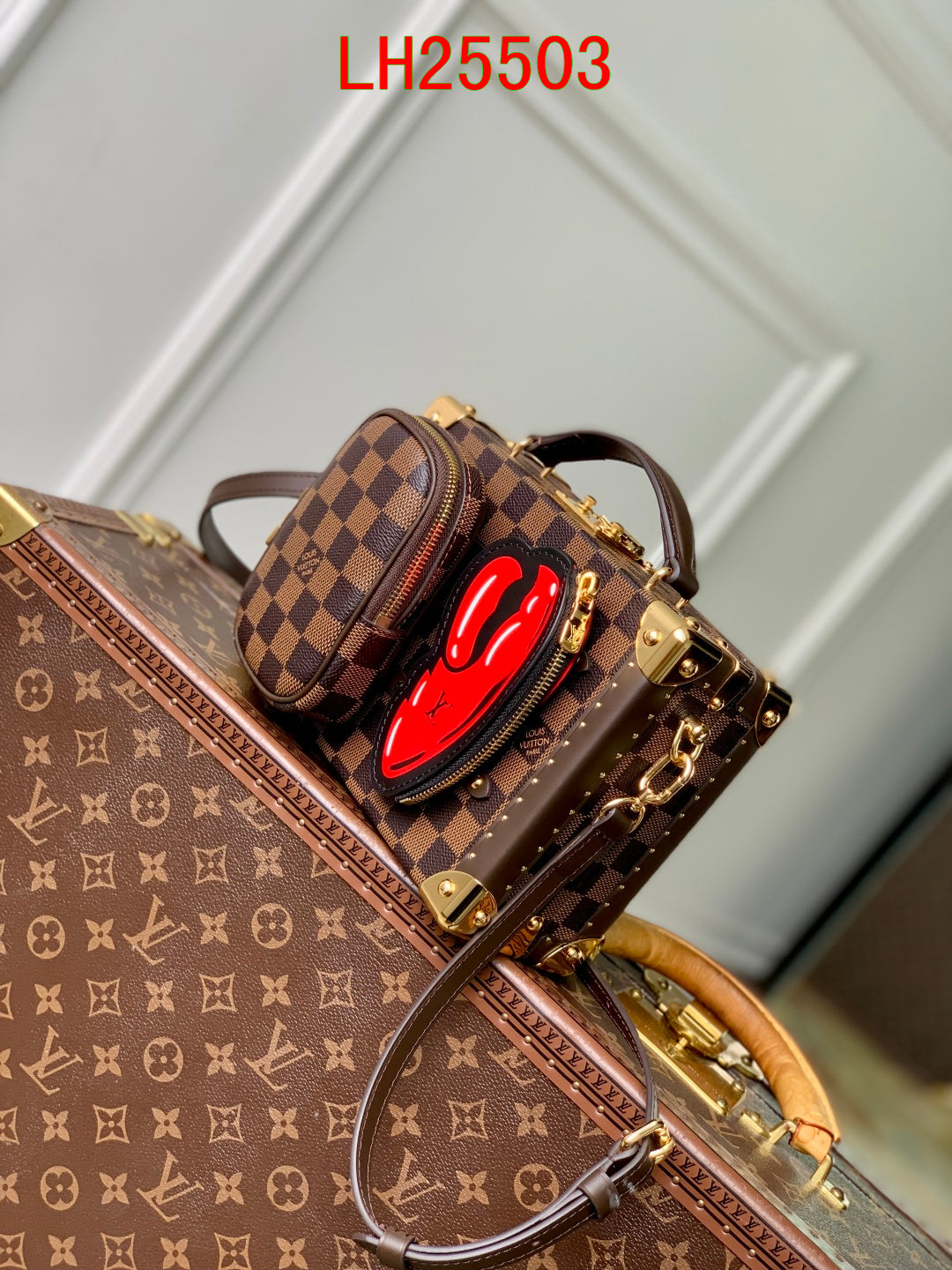 Louis Vuitton Sawagani Trunk Damier Phriendship canvas