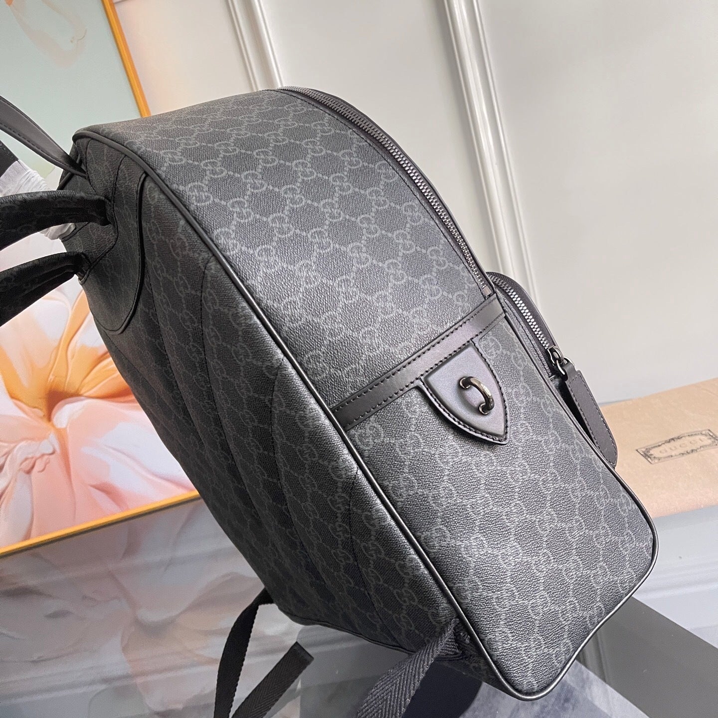 Gucci Emblem medium backpack
