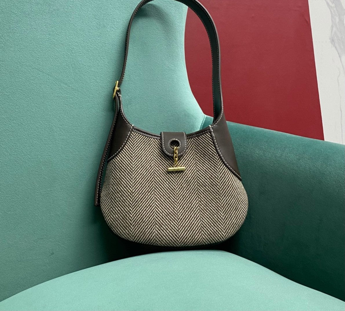 Loro Piana Bobbin Canvas bag