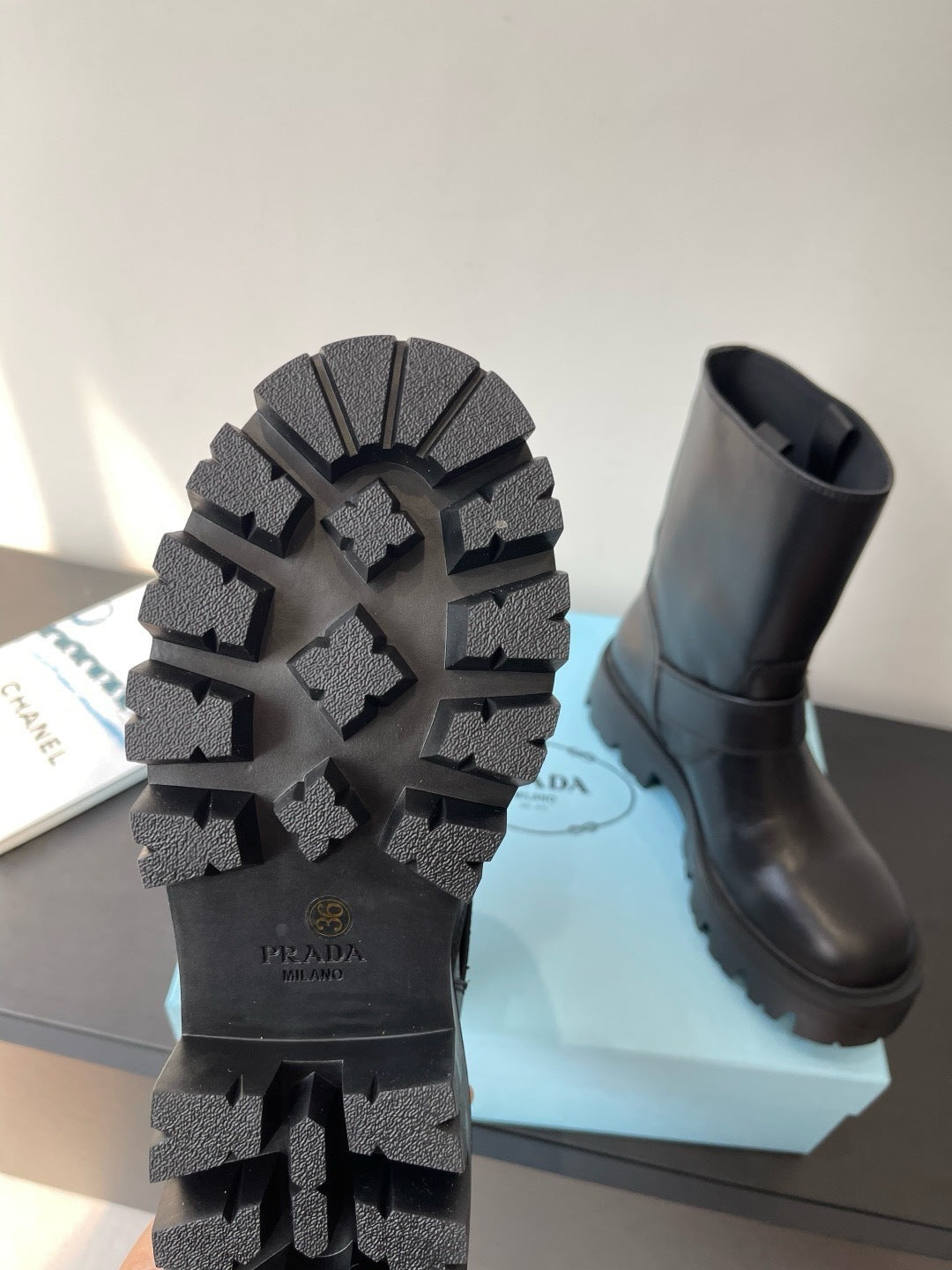 Prada Leather Boots