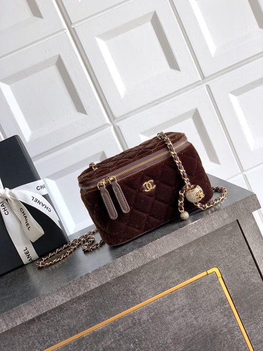 Chanel Mini Vanity Suede bag