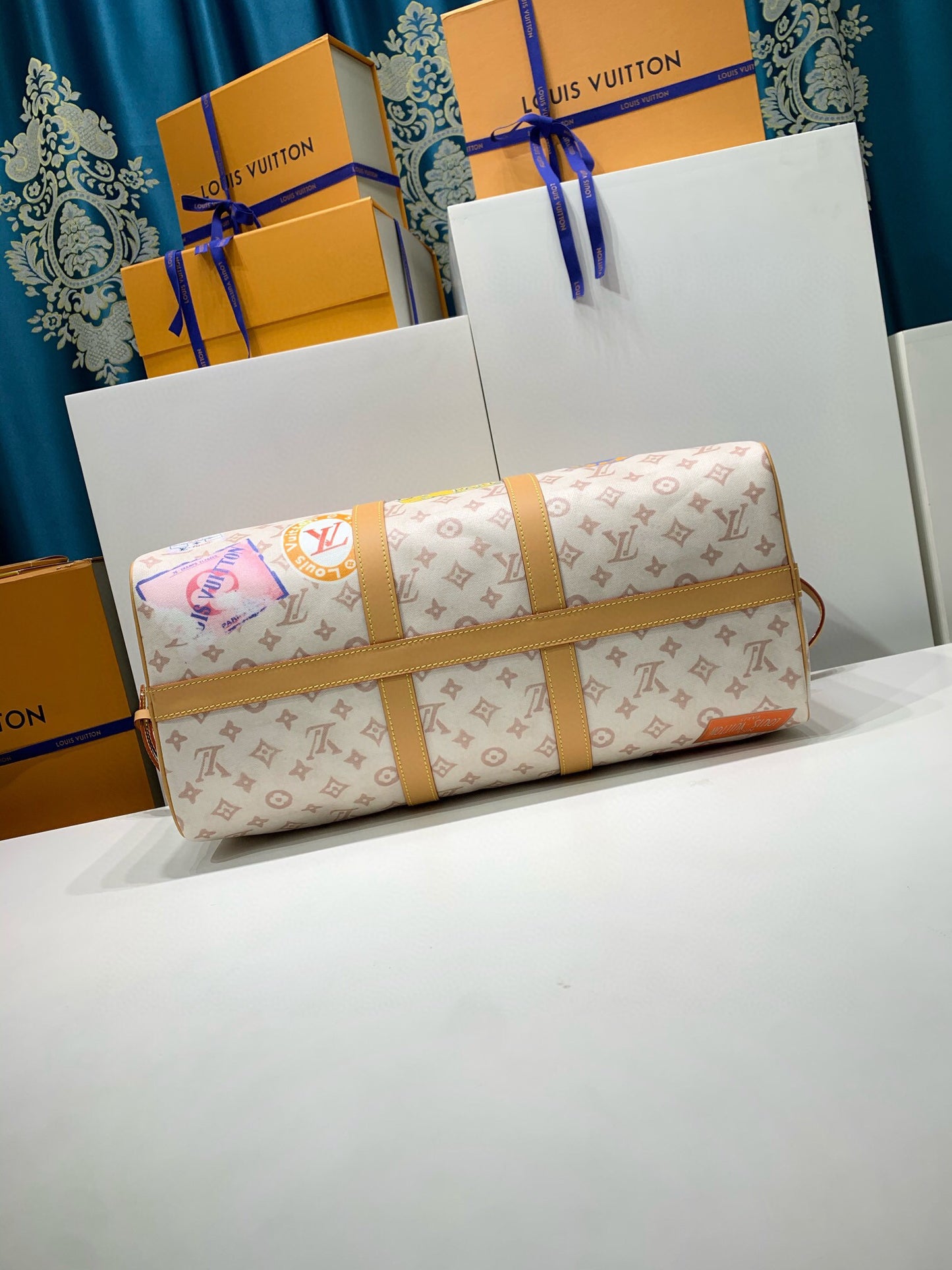 Louis Vuitton Keepall Bandoulière 45 Monogram Dune