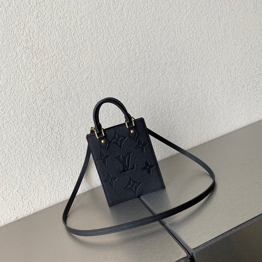 Louis Vuitton Petit Sac Plat Empreinte, Bicolor leather