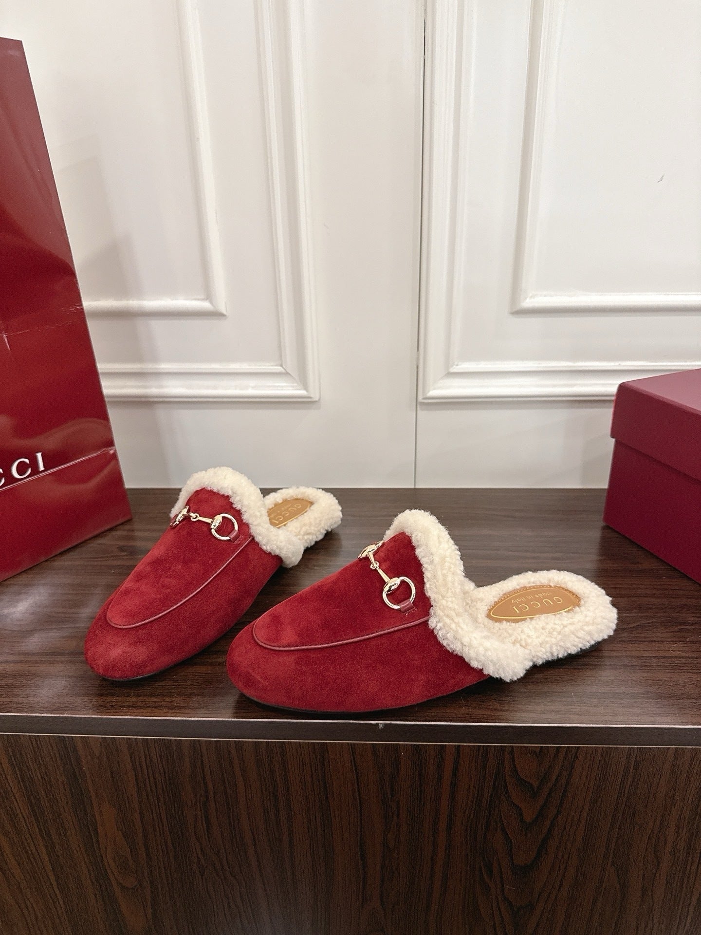 Gucci Teddy Flat Mules