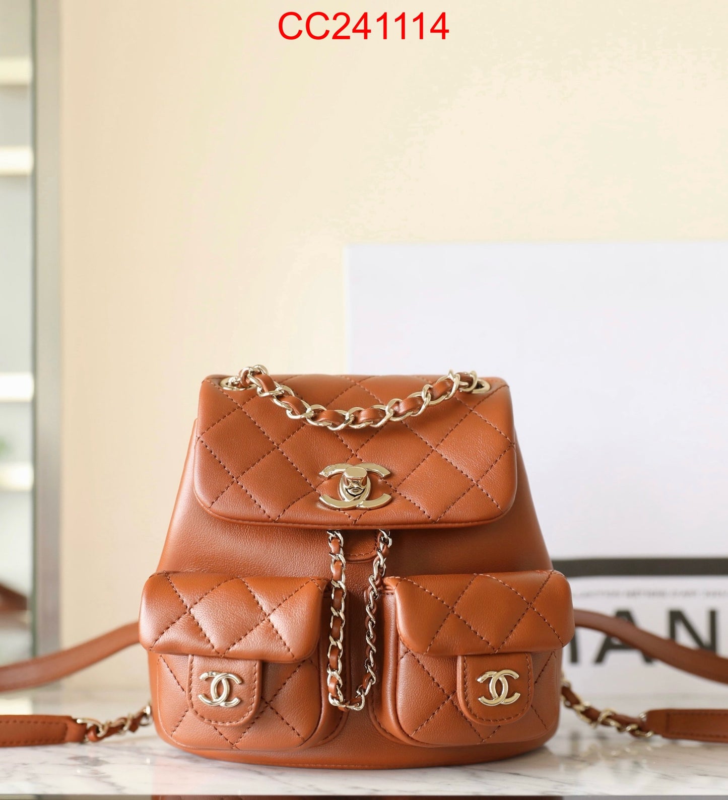 Chanel Leather Backpack