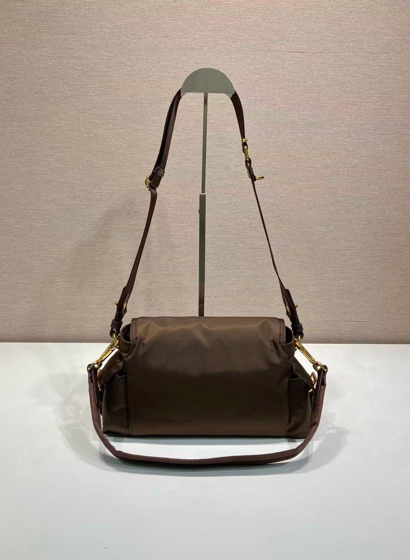 Prada Explore medium leather shoulder bag