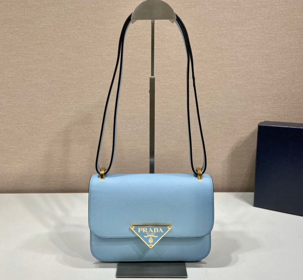 Prada Emblème Saffiano shoulder bag