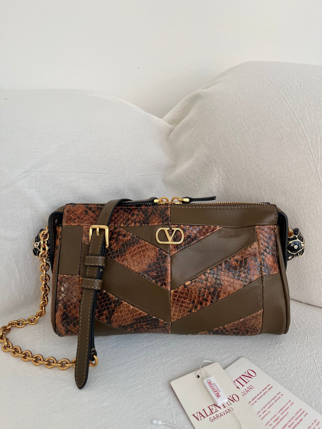 Valentino Panthea Small leather bag