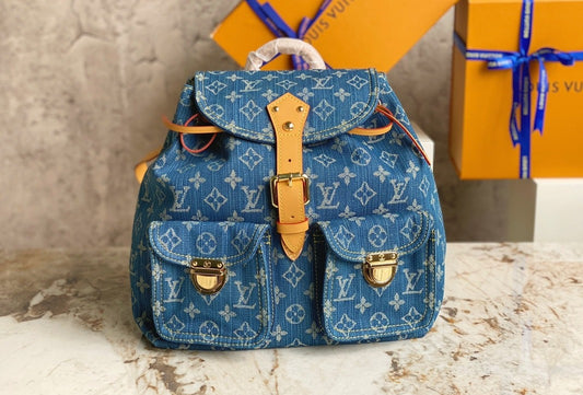 Louis Vuitton Denim Backpack