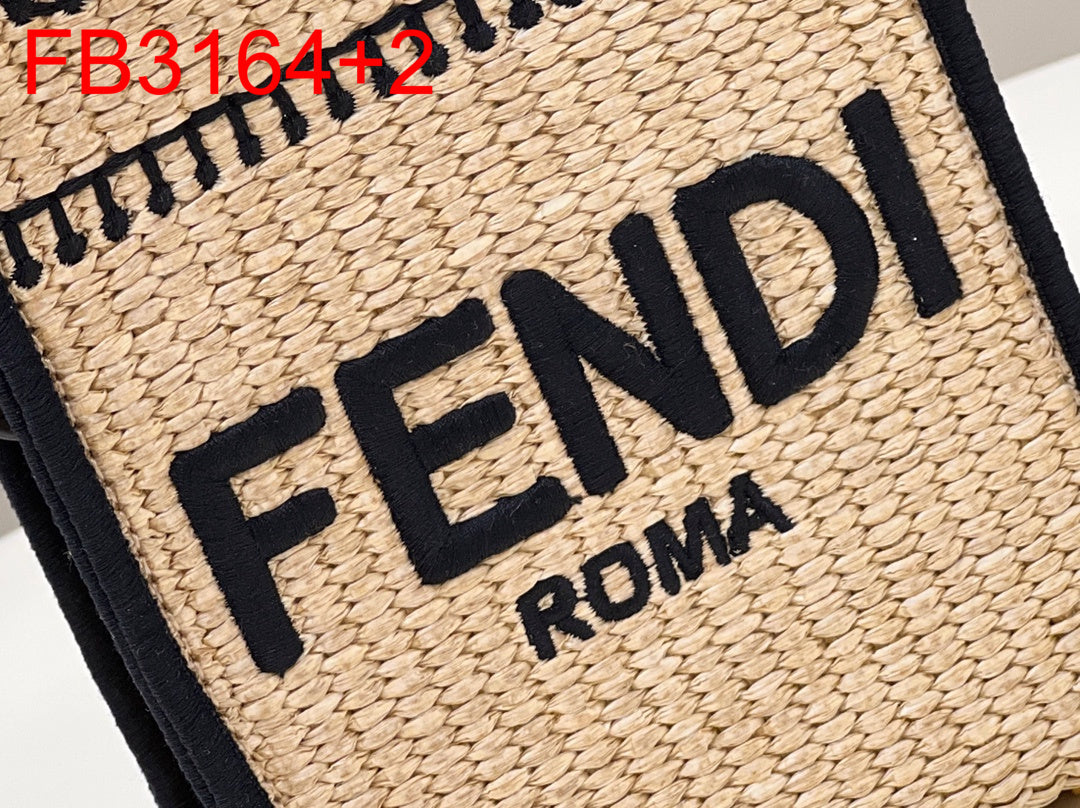 Fendi Mini Sunshine Shopper Bag