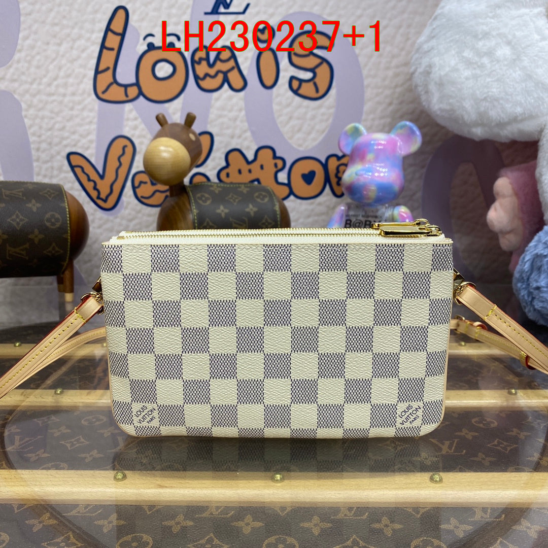 Louis Vuitton Double Zip Pochette Damier