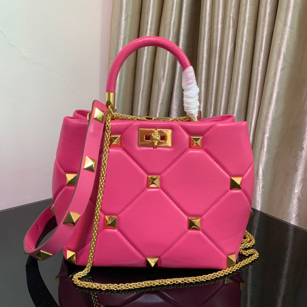 Valentino Roman Stud the handle bag in 3 sizes