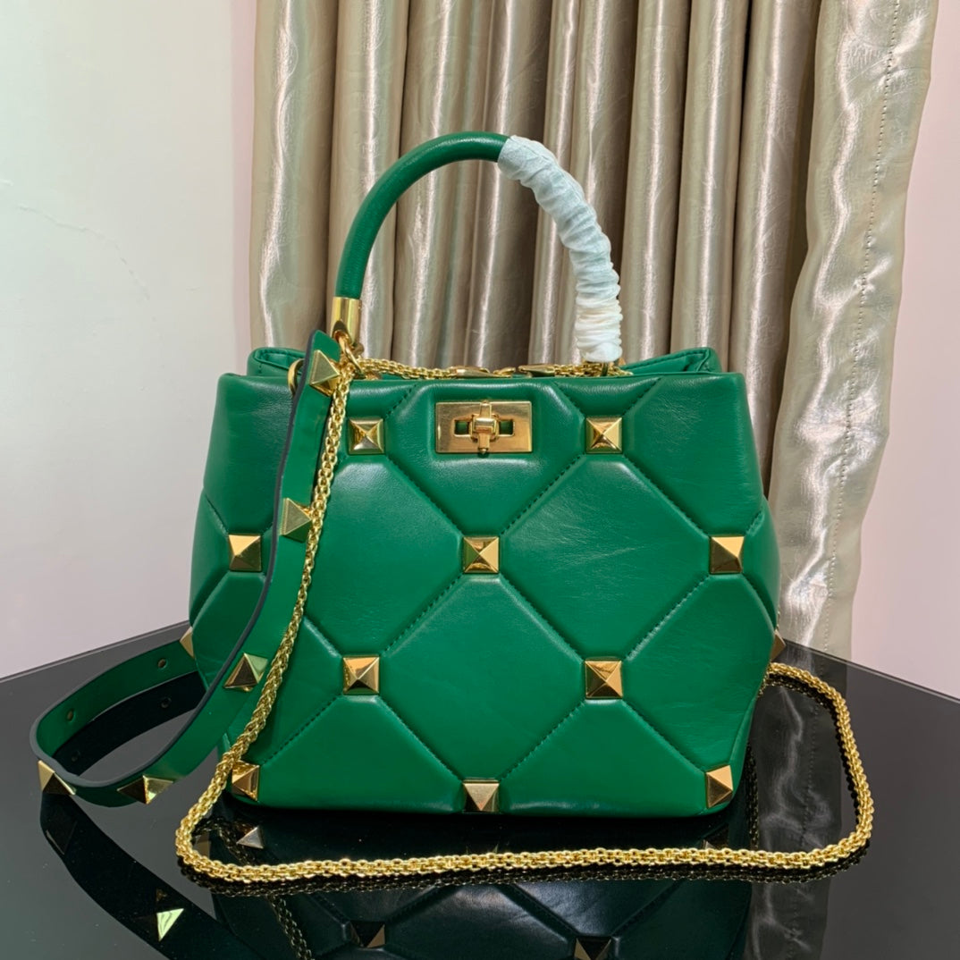 Valentino Roman Stud the handle bag in 3 sizes