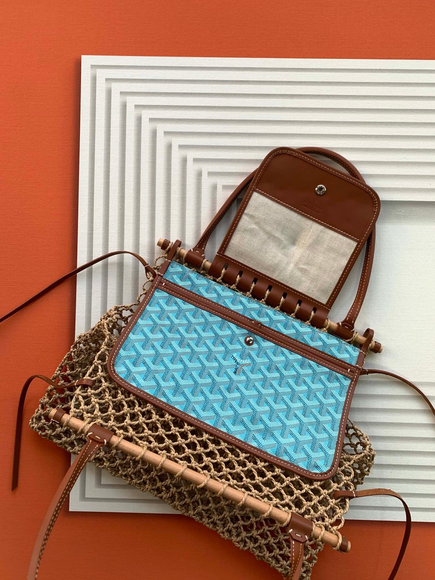 Goyard Aligre Bag Raffia Net