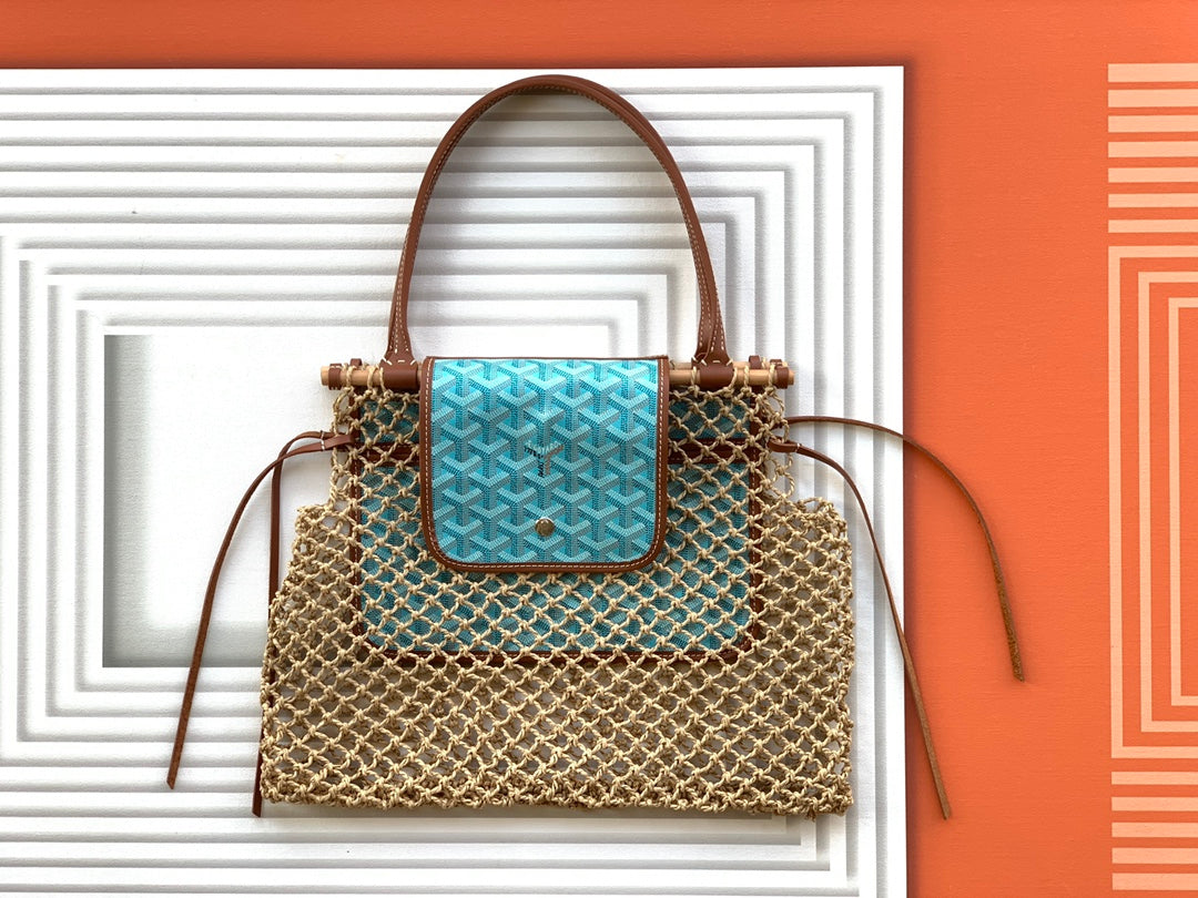 Goyard Aligre Bag Raffia Net