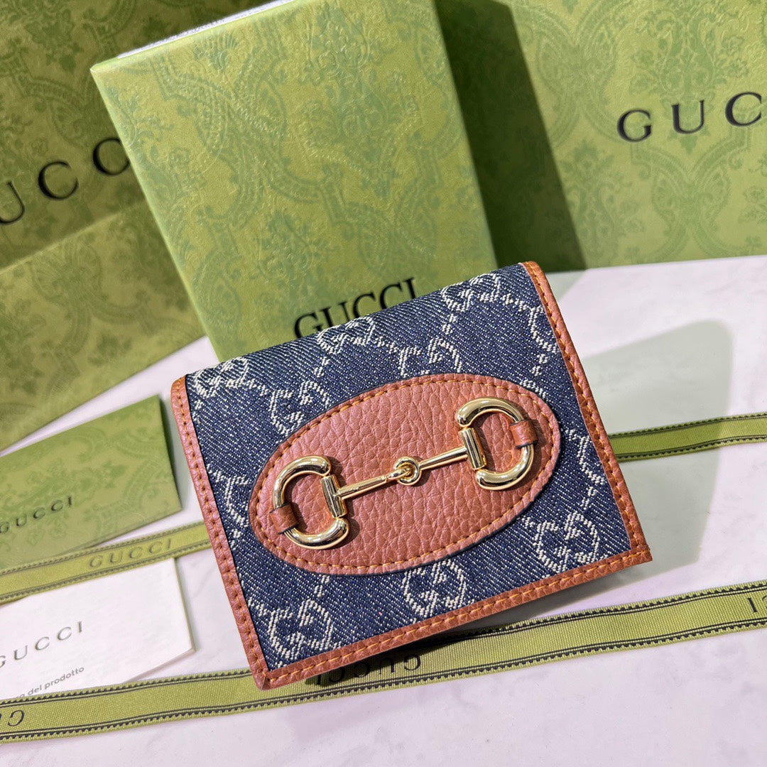 Gucci Horsebit 1955 card case wallet