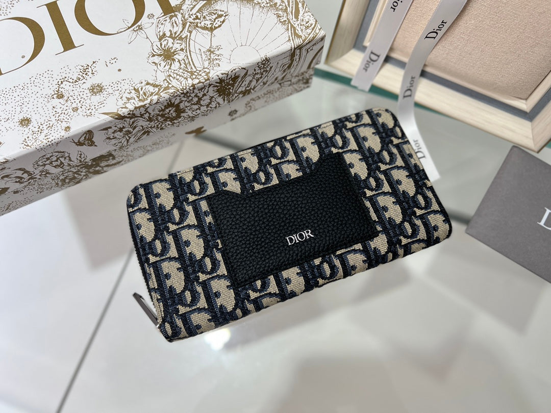 Dior Zip Around Wallet with card holder