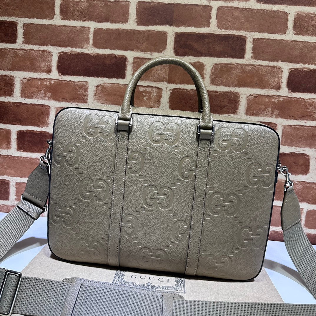 Gucci GG embossed briefcase
