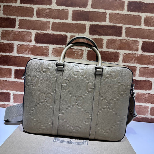 Gucci GG embossed briefcase