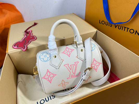 Louis Vuitton Speedy Bandoulière 20 Flower Pattern