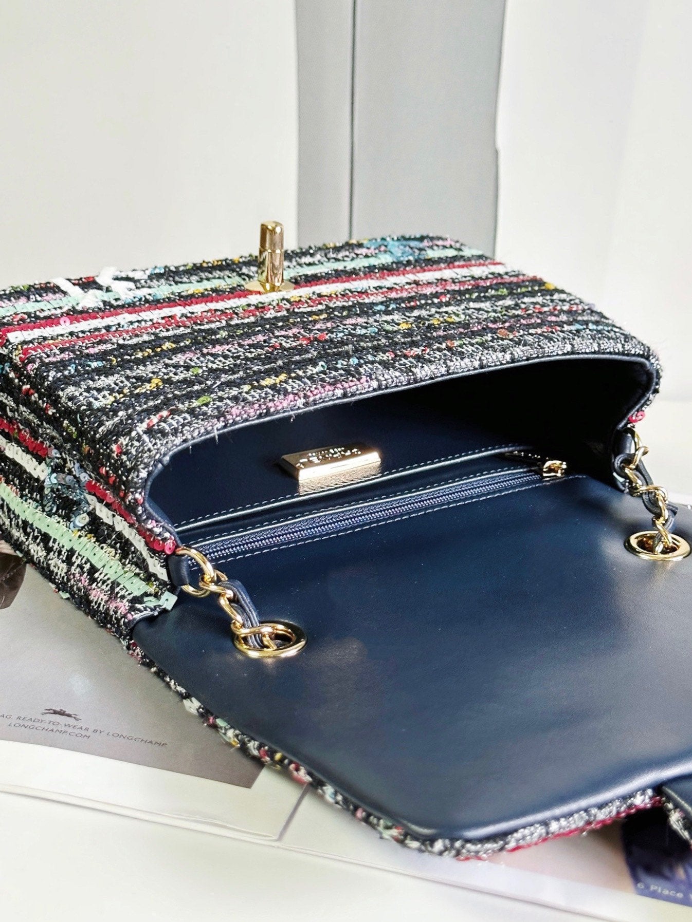 Chanel Mini Tweed Flap Bag