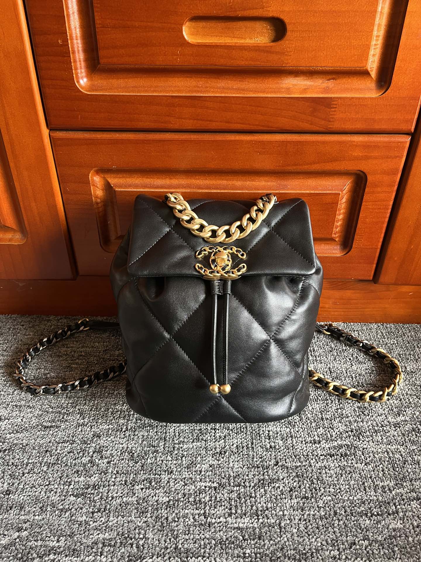 Chanel Bucket Backpack