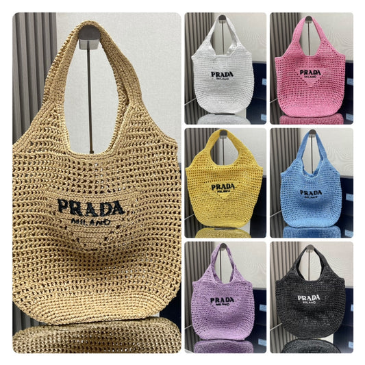 Prada Large Straw bag