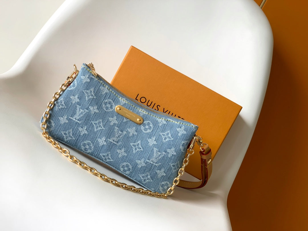 Louis Vuitton Denim Liv Pochette bag