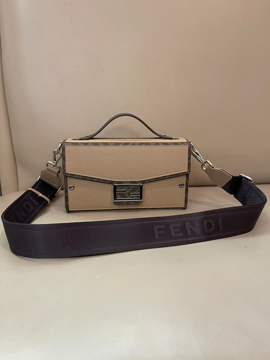 Fendi Baguette Trunk leather bag