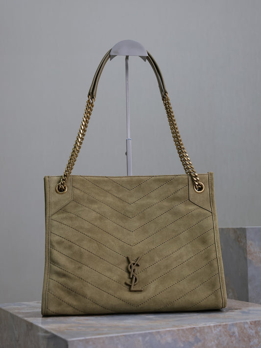 YSL Niki Shopping bag suede