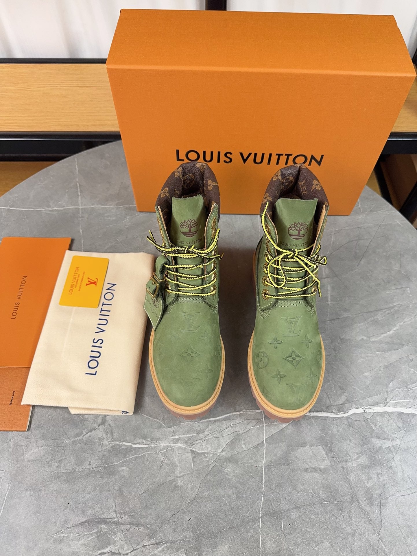 Louis Vuitton X Timberland Boots