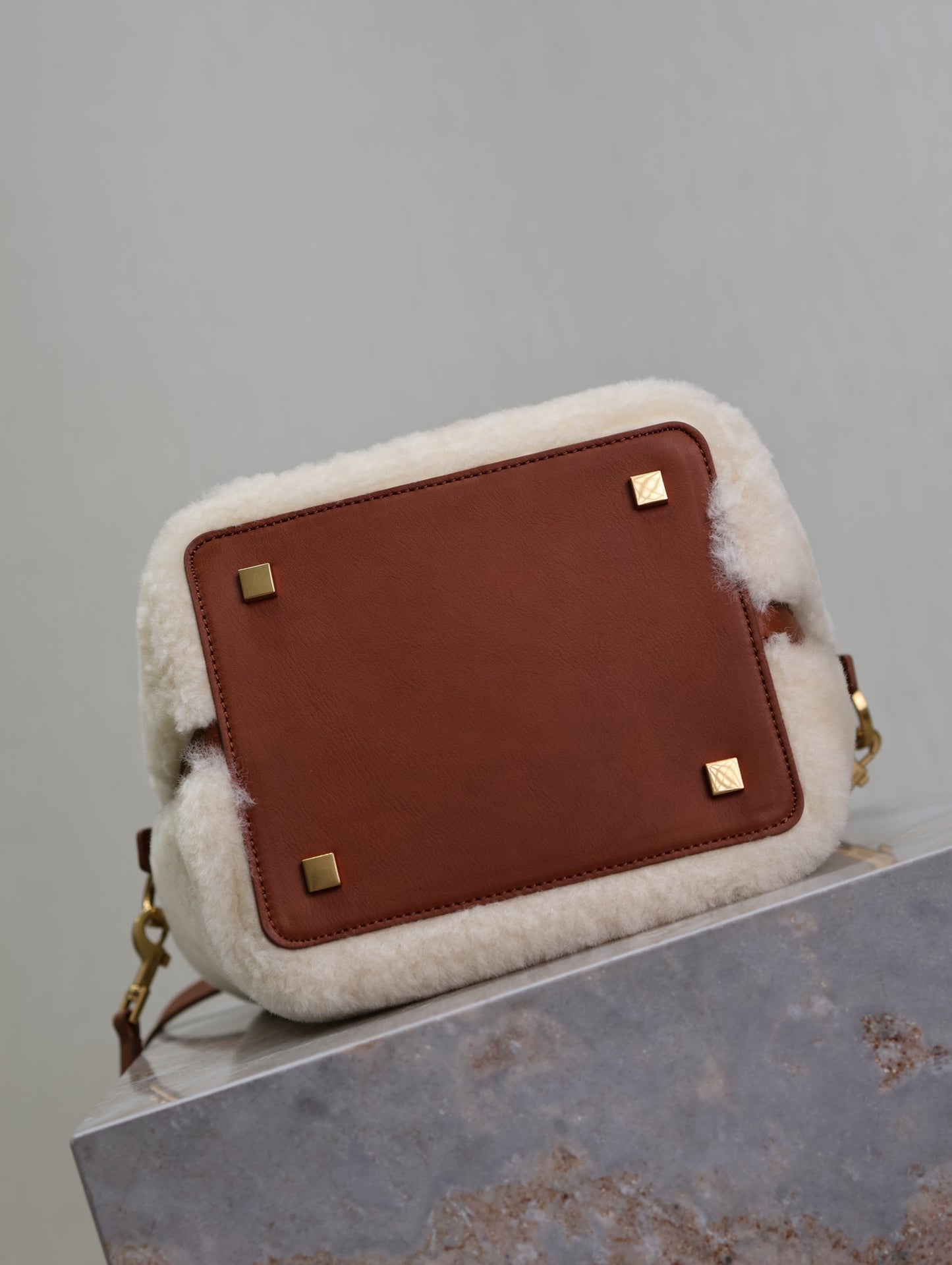 YSL Le 37 Shearling bag