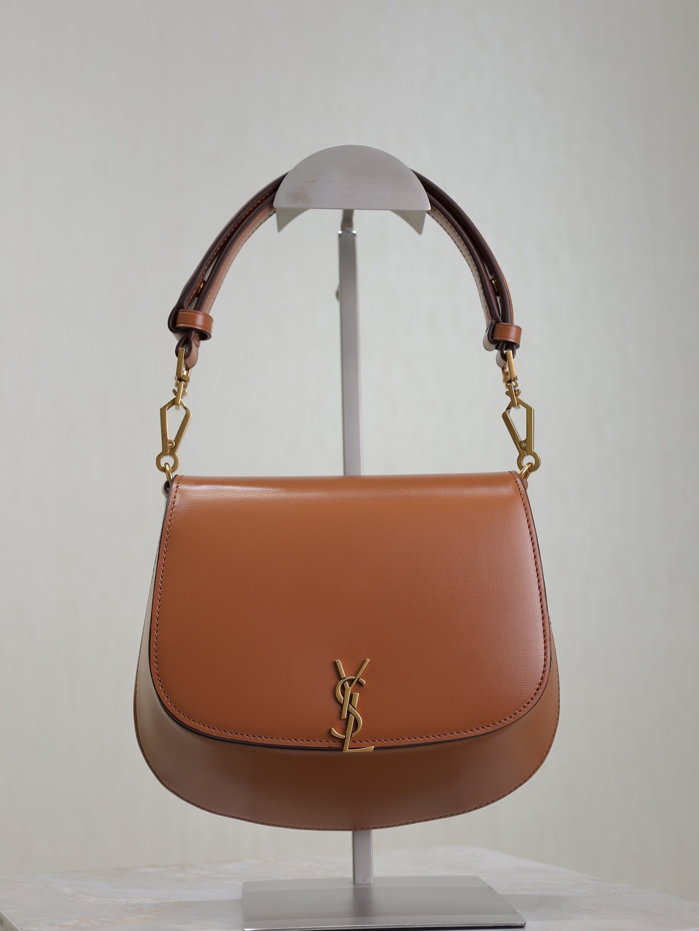 YSL Mini VOLTAIRE TOP HANDLE bag in BOX SAINT LAURENT