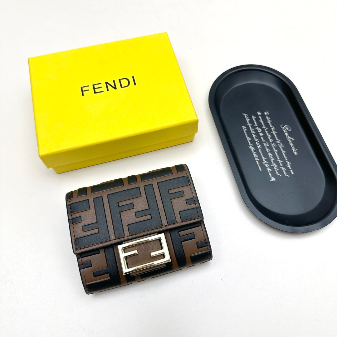 Fendi Baguette Mini Wallet/Card Case